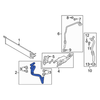 Ford OE - Automatic Transmission Oil Cooler Hose Assembly