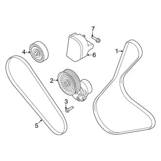 Ford OE - Cooling - Belts & Pulleys (2.0L)