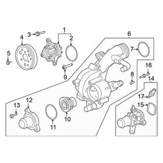 Ford OE - Cooling - Water Pump (2.0L)