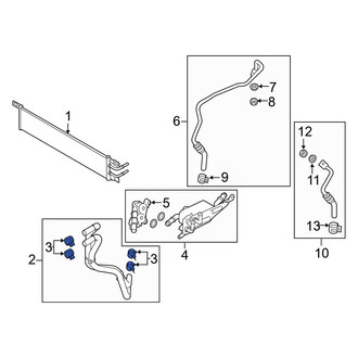 Ford OE - Transmission Oil Cooler Line Clamp