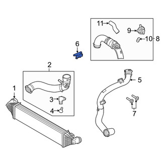 Ford OE - Intercooler Pipe Bracket