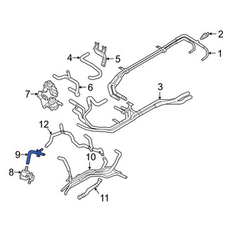 Ford OE - Drive Motor Inverter Radiator Hose