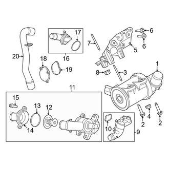 Ford OE - Cooling - Water Pump (2.5L)