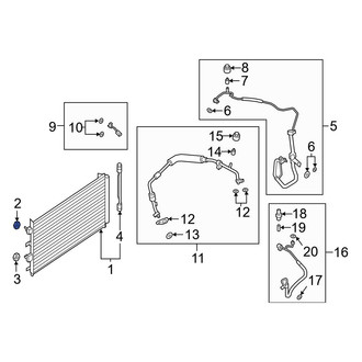Ford OE - Battery Hold Down Nut