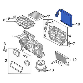Ford OE - A/C Evaporator Core