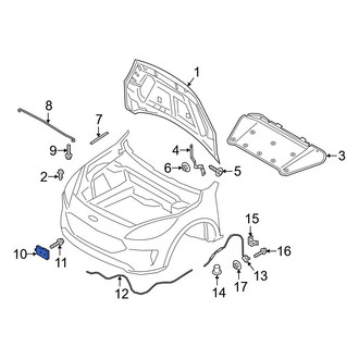 Ford OE - Front Hood Latch