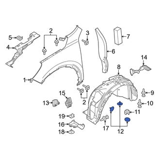 Ford OE - Fender Liner Retainer