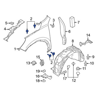 Ford OE - Fender Bolt