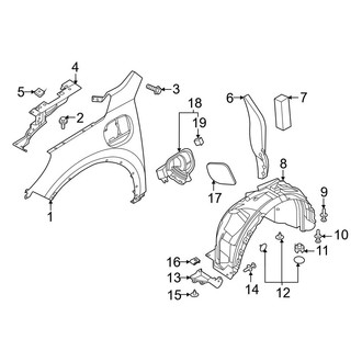 Ford OE - Fender & Components (Plug-In Hybrid)