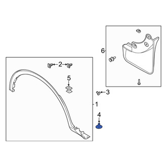 Ford OE - Door Molding Clip