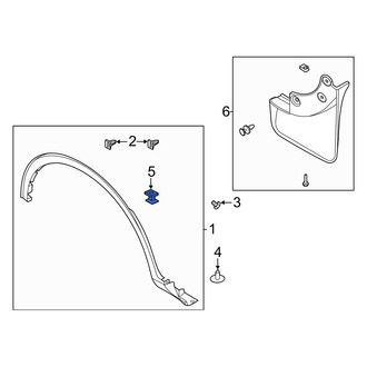 Ford OE - Door Molding Clip