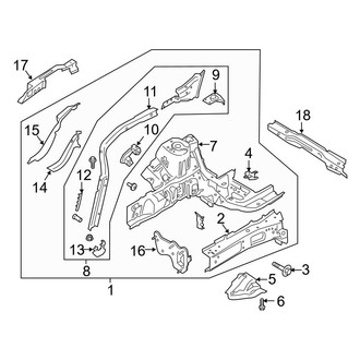Ford OE - Fender - Structural Components & Rails