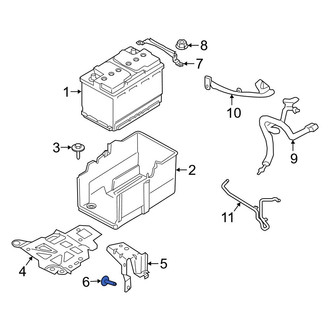 Ford OE - Battery Tray Bolt