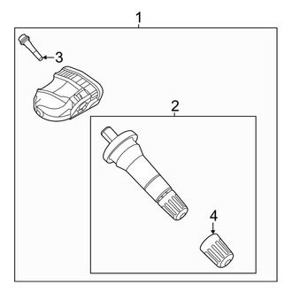 Ford OE - Electrical - Tire Pressure Monitor Components (S / SE / SE Sport Hybrid / SEL / Titanium / Titanium Hybrid)