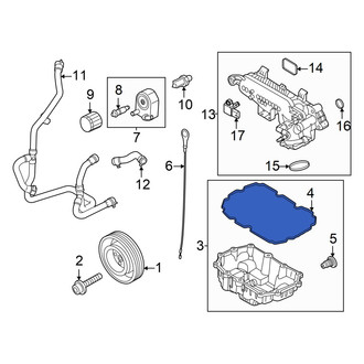 Ford OE - Engine Oil Pan Gasket