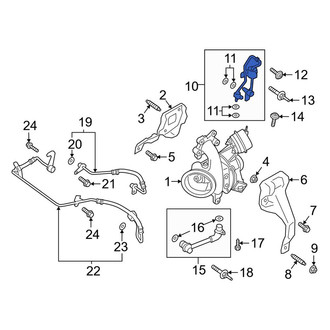 Ford OE - Turbocharger Oil Line