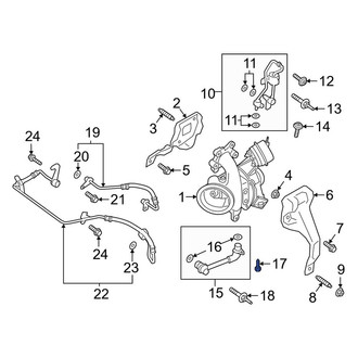 Ford OE - Turbocharger Oil Line Bolt