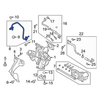 Ford OE - Turbocharger Oil Line