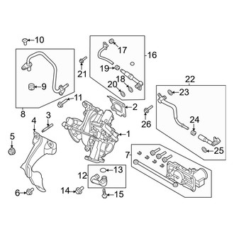 Ford OE - Engine / Transaxle - Turbocharger & Components (1.5L)