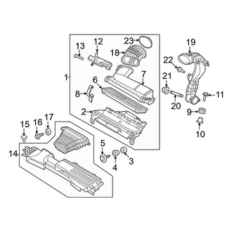 Ford OE - Engine / Transaxle - Air Intake (2.0L)