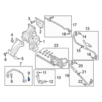 Ford OE - Turbocharger Oil Line Gasket