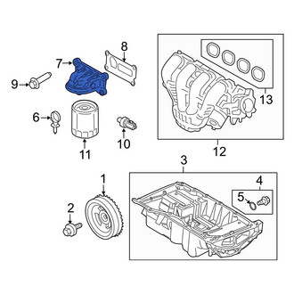 Ford OE - Engine Oil Filter Adapter