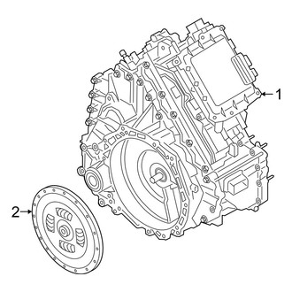 Ford OE - Engine / Transaxle - Transaxle Parts (SE / Titanium Automatic CVT Tr)