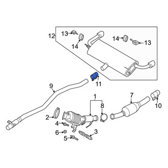 Ford OE - Exhaust Clamp