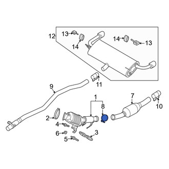 Ford OE - Catalytic Converter Clamp