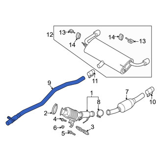 Ford OE - Exhaust Intermediate Pipe