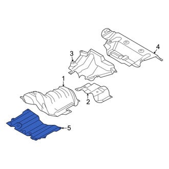 Ford OE - Front Lower Floor Pan Heat Shield