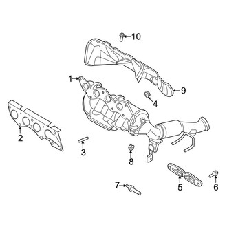 Ford OE - Exhaust System - Exhaust Manifold (2.5L)