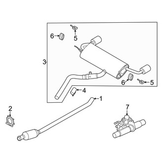 Ford OE - Exhaust System - Exhaust Components