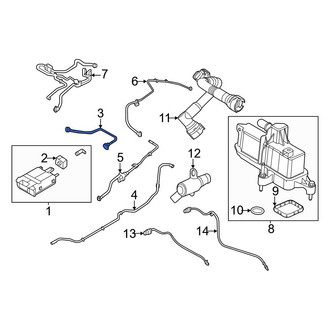 Ford OE - Evaporative Emissions System Lines