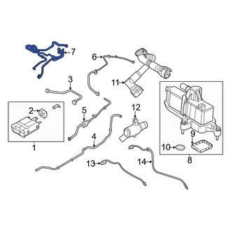 Ford OE - Evaporative Emissions System Lines
