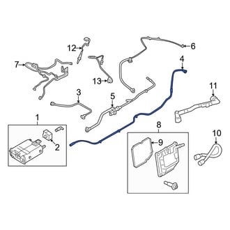 Ford OE - Evaporative Emissions System Lines