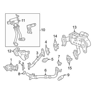 Ford OE - Emission System - Emission Components (EGR), (2.0L)