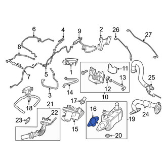 Ford OE - Exhaust Gas Recirculation (EGR) Valve Gasket