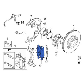 Ford OE - Front Disc Brake Pad Set