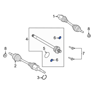 Ford OE - CV Axle Shaft Seal