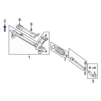 Ford OE - Rack and Pinion Bolt
