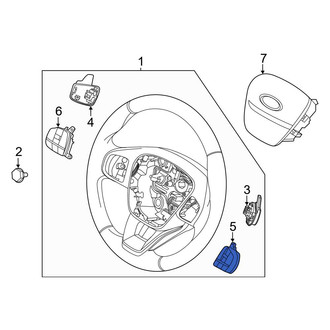Ford OE - Right Steering Wheel Radio Controls