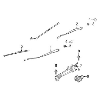 Ford OE - Windshield - Wiper Components