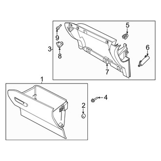 Ford OE - Instrument Panel - Glove Box