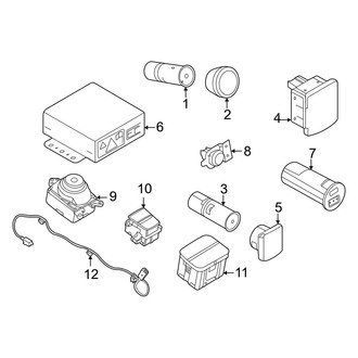 Ford OE - Instrument Panel - Center Console (Switches & Sockets)