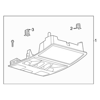 Ford OE - Instrument Panel - Overhead Console