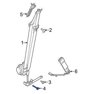 Ford OE - Front Seat Belt Lap and Shoulder Belt Screw