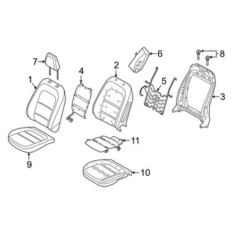 Ford OE - Seats & Tracks - Driver Seat Components (Power Seat)