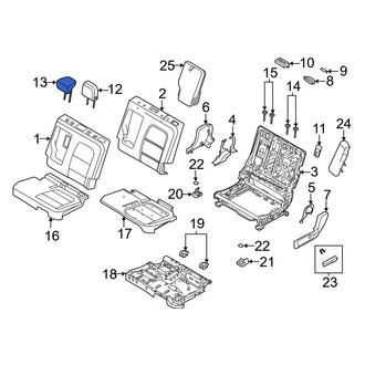 Ford OE - Rear Center Headrest