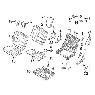 Ford OE - Seats & Tracks - Rear Seat Components (60% Seat)